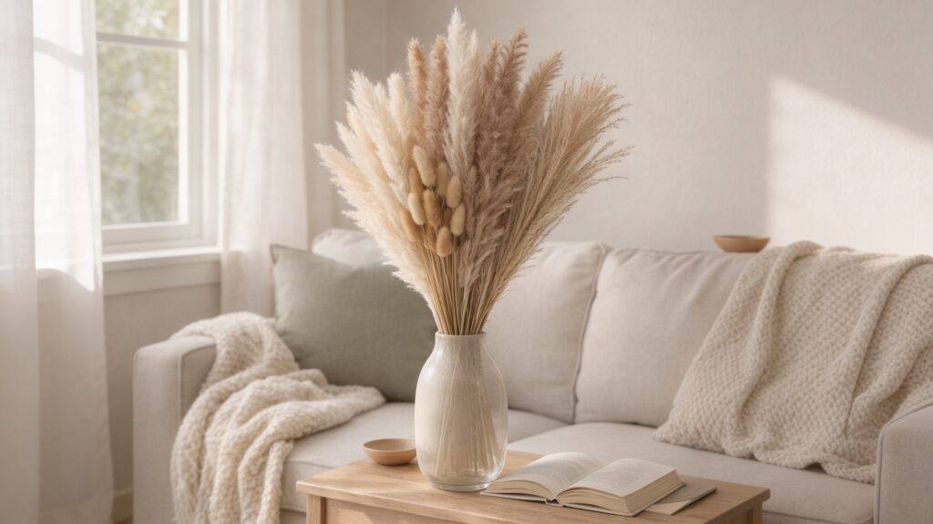 Boho Dried Pampas Grass Bouquet