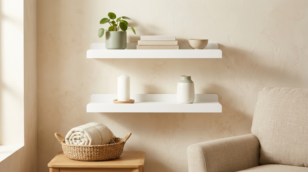 Love-KANKEI Rustic Floating Wall Shelves